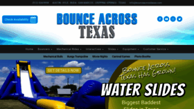 What Bounceacrosstexas.com website looked like in 2020 (3 years ago)