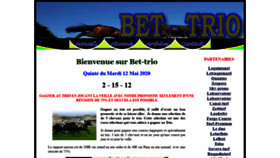 What Bet-trio.siteturf.net website looked like in 2020 (3 years ago)