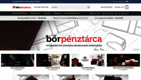What Borpenztarca.hu website looked like in 2020 (3 years ago)