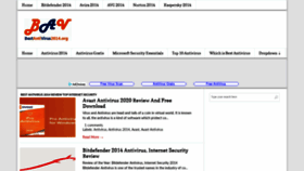 What Bestantivirus2014.org website looked like in 2020 (4 years ago)