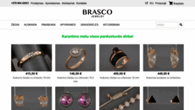 What Brasco.lt website looked like in 2020 (3 years ago)