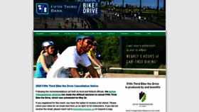 What Bikethedrive.org website looked like in 2020 (3 years ago)