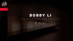 What Bobbyli.net website looked like in 2020 (3 years ago)
