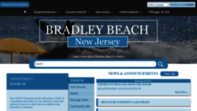 What Bradleybeachnj.gov website looked like in 2020 (3 years ago)
