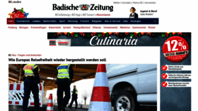 What Badische-zeitung.de website looked like in 2020 (3 years ago)