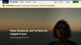 What Bnz.co.nz website looked like in 2020 (3 years ago)