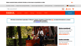 What Babboe.de website looked like in 2020 (3 years ago)