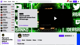 What Banko.tv website looked like in 2020 (3 years ago)