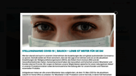 What Bausch-lomb.de website looked like in 2020 (3 years ago)
