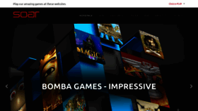 What Bombagames.com website looked like in 2020 (3 years ago)