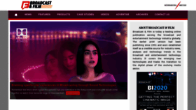 What Broadcastandfilm.com website looked like in 2020 (4 years ago)