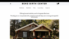 What Bendbirthcenter.com website looked like in 2020 (4 years ago)