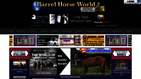 What Barrelhorseworld.com website looked like in 2020 (3 years ago)