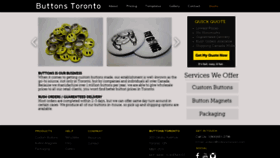 What Buttonstoronto.com website looked like in 2020 (3 years ago)