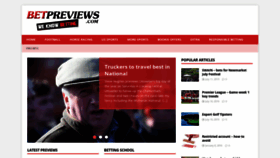 What Betpreviews.com website looked like in 2020 (4 years ago)