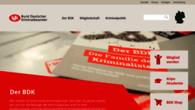 What Bdk.de website looked like in 2020 (3 years ago)