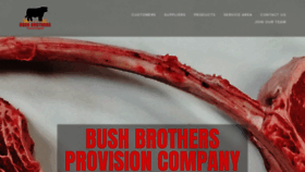 What Bush-brothers.com website looked like in 2020 (3 years ago)
