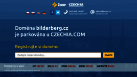 What Bilderberg.cz website looked like in 2020 (3 years ago)
