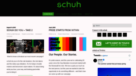 What Blog.schuh.co.uk website looked like in 2020 (3 years ago)