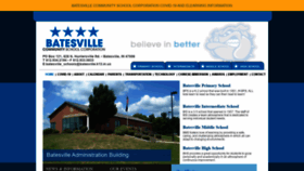 What Batesvilleinschools.com website looked like in 2020 (4 years ago)