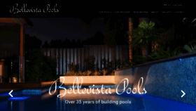 What Bellevistapools.com.au website looked like in 2020 (3 years ago)