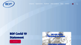 What Bdfingredients.com website looked like in 2020 (4 years ago)