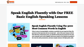 What Basicenglishspeaking.com website looked like in 2020 (3 years ago)