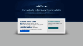 What Bcferries.com website looked like in 2020 (6 years ago)