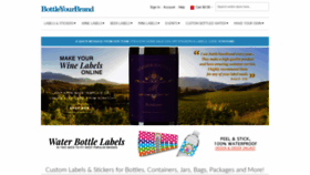 What Bottleyourbrand.com website looked like in 2020 (3 years ago)