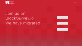 What Blocksurvey.org website looked like in 2020 (3 years ago)