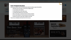 What Beernut.com website looked like in 2020 (3 years ago)