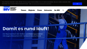 What Bundesverband-reifenhandel.de website looked like in 2020 (3 years ago)