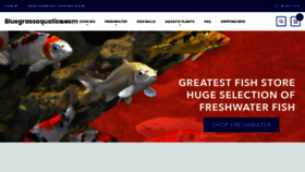 What Bluegrassaquatics.com website looked like in 2020 (4 years ago)