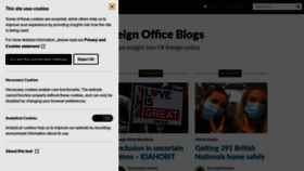 What Blogs.fco.gov.uk website looked like in 2020 (3 years ago)