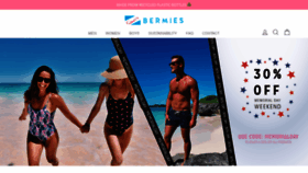 What Bermies.com website looked like in 2020 (3 years ago)