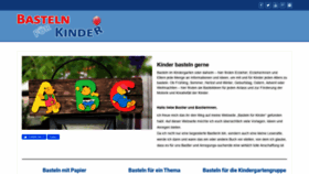 What Basteln-fuer-kinder.com website looked like in 2020 (3 years ago)