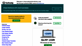 What Buyreadymadewebsites.com website looked like in 2020 (4 years ago)