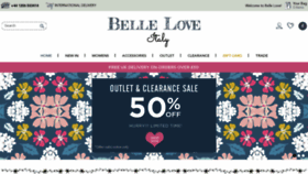 What Belleloveclothing.co.uk website looked like in 2020 (3 years ago)