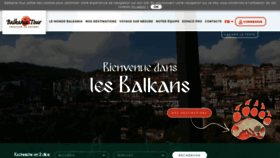 What Balkania-tour.com website looked like in 2020 (3 years ago)