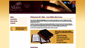 What Bibles-direct.co.uk website looked like in 2020 (3 years ago)