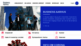 What Businessaarhus.dk website looked like in 2020 (3 years ago)