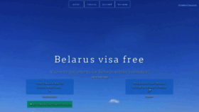 What Bezviz.by website looked like in 2020 (4 years ago)