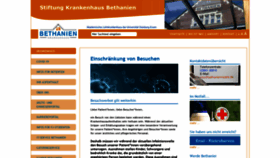 What Bethanien-moers.de website looked like in 2020 (3 years ago)