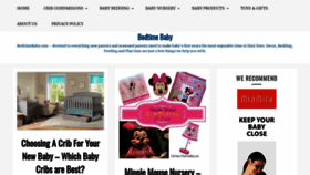What Bedtimebaby.com website looked like in 2020 (3 years ago)
