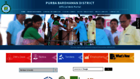 What Bardhaman.nic.in website looked like in 2020 (3 years ago)