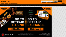 What Betfare.com website looked like in 2020 (3 years ago)