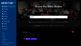 What Bibletalk.tv website looked like in 2020 (3 years ago)