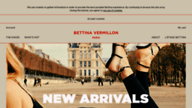 What Bettinavermillon.com website looked like in 2020 (4 years ago)