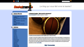 What Basketman.fr website looked like in 2020 (3 years ago)