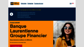 What Banquelaurentienne.ca website looked like in 2020 (3 years ago)